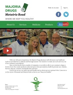 Majoria Drugs Home Page JPEG